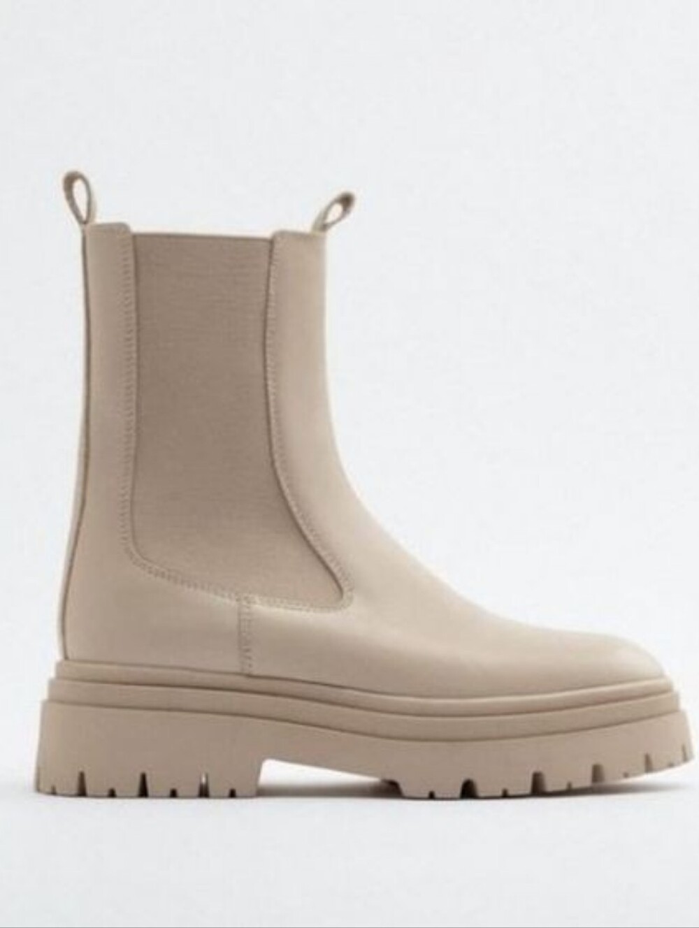 Zara Chunky Pull On Ankle boots Eur 37 Or Us 6.5